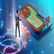 Live casino dealer table streamed in real time on funalo